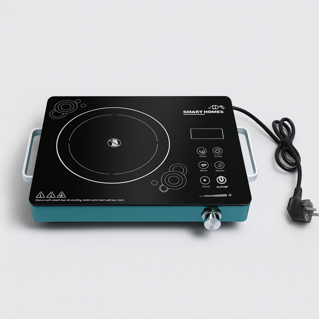 black electric stove