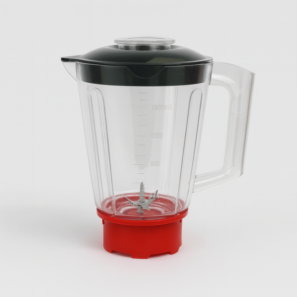 red blender jug