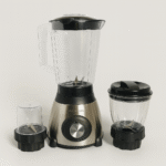 silver blender complete